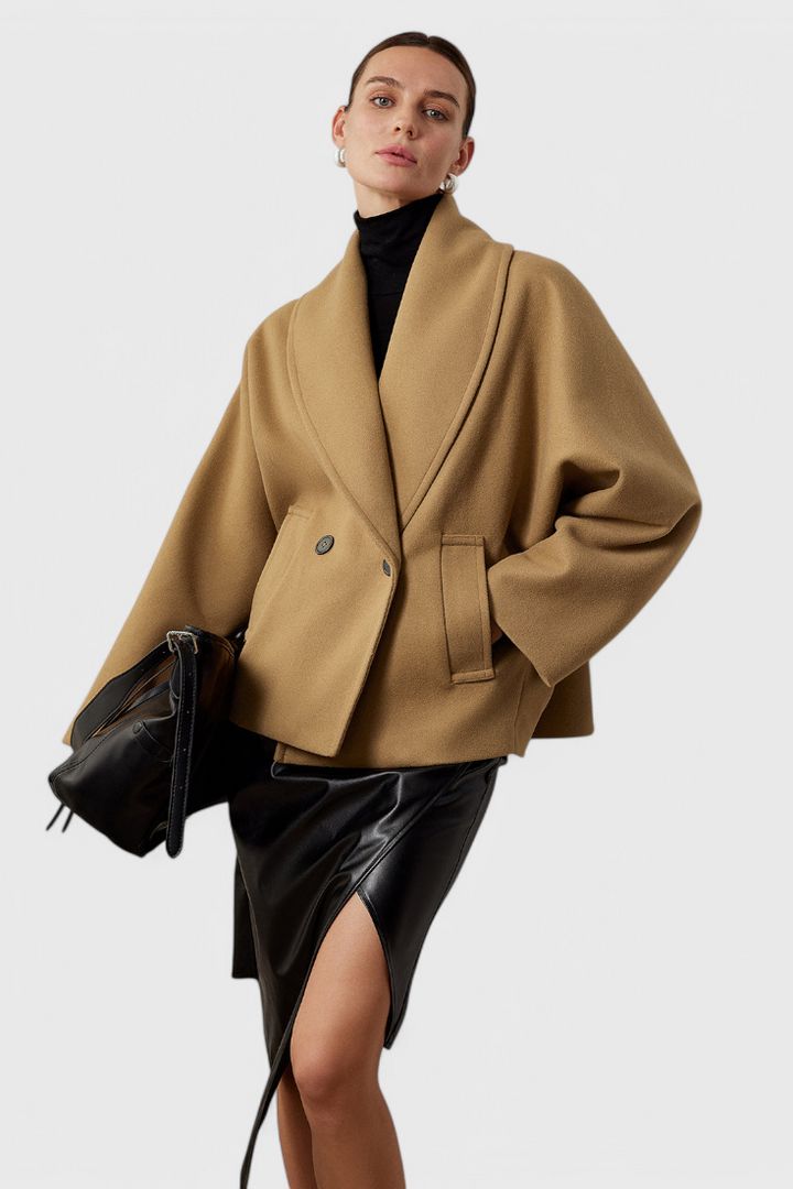 Penelope | Relaxed Oversized Shawl-Collar Coat