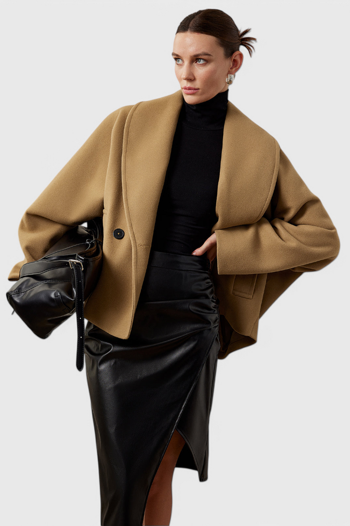 Penelope | Relaxed Oversized Shawl-Collar Coat