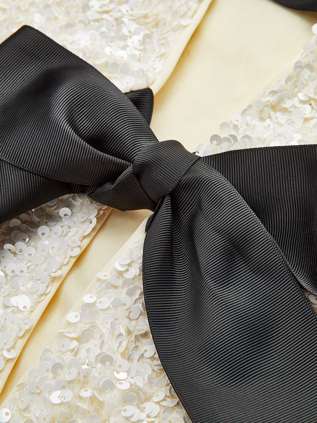 Jacqueline | Shimmering Bow-Detail Jacket