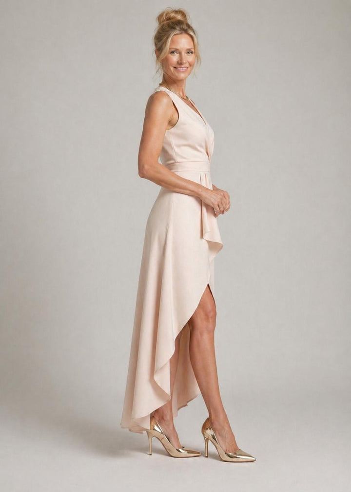 Julia | Elegant Wrap Midi Dress