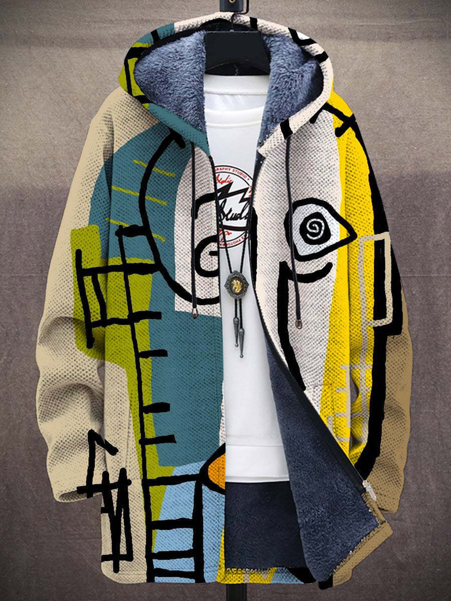 Gareth | Artistic Hooded Cardigan