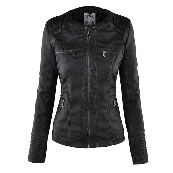 Loretta | Hooded Biker Jacket