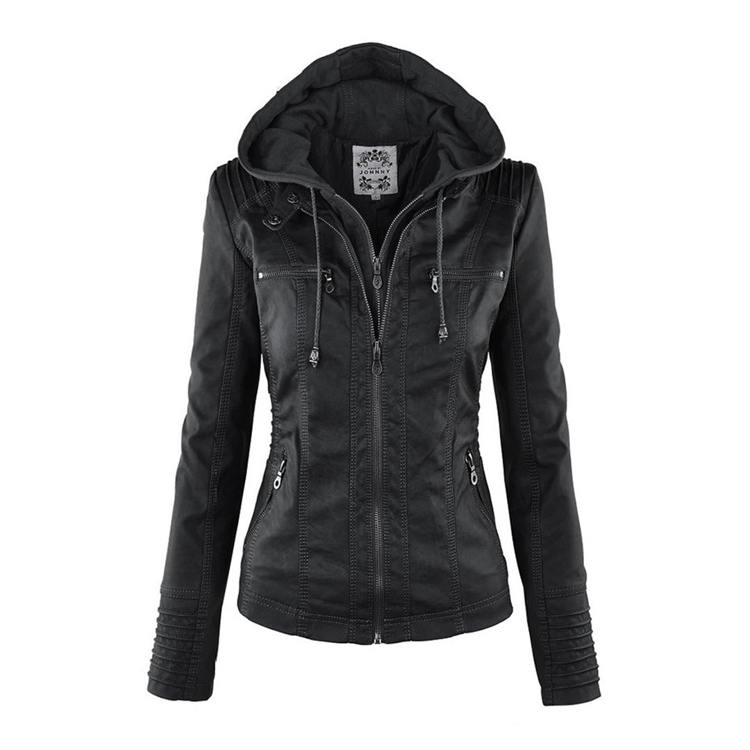Amara | Hooded Moto Jacket