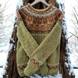 Sigrid | Nordic-Inspired Patterned Jumper