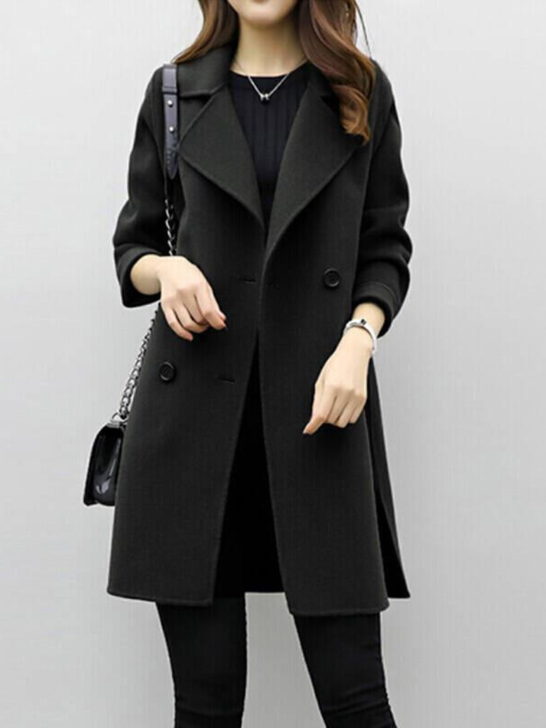 Ophelia | Refined Double-Breasted Coat