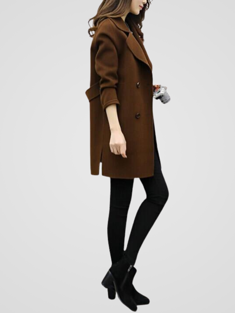 Ophelia | Refined Double-Breasted Coat