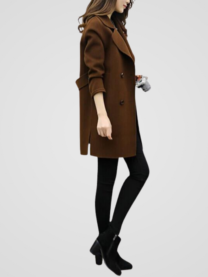 Ophelia | Refined Double-Breasted Coat