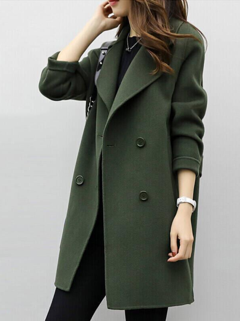 Ophelia | Refined Double-Breasted Coat