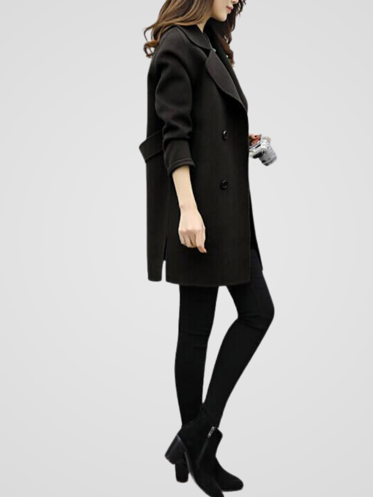 Ophelia | Refined Double-Breasted Coat