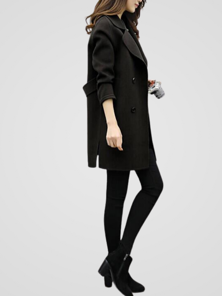 Ophelia | Refined Double-Breasted Coat
