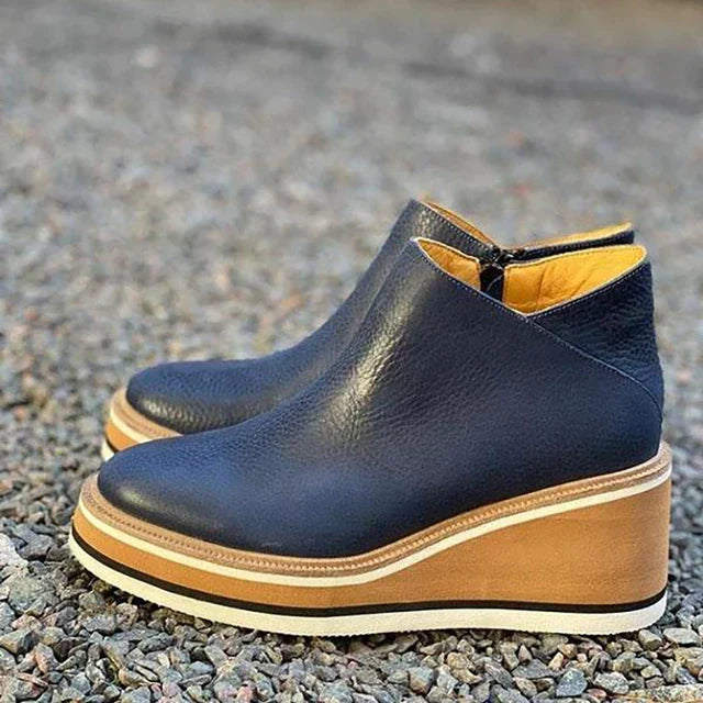 Gloria | Comfort Wedge Ankle Boots