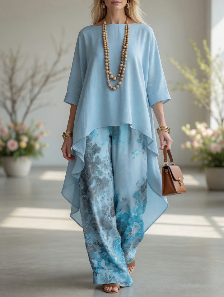 Clemence | Flowing Floral Two-Piece Set