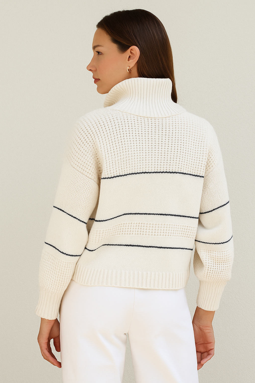 Anouk | Half-Button Collar Jumper