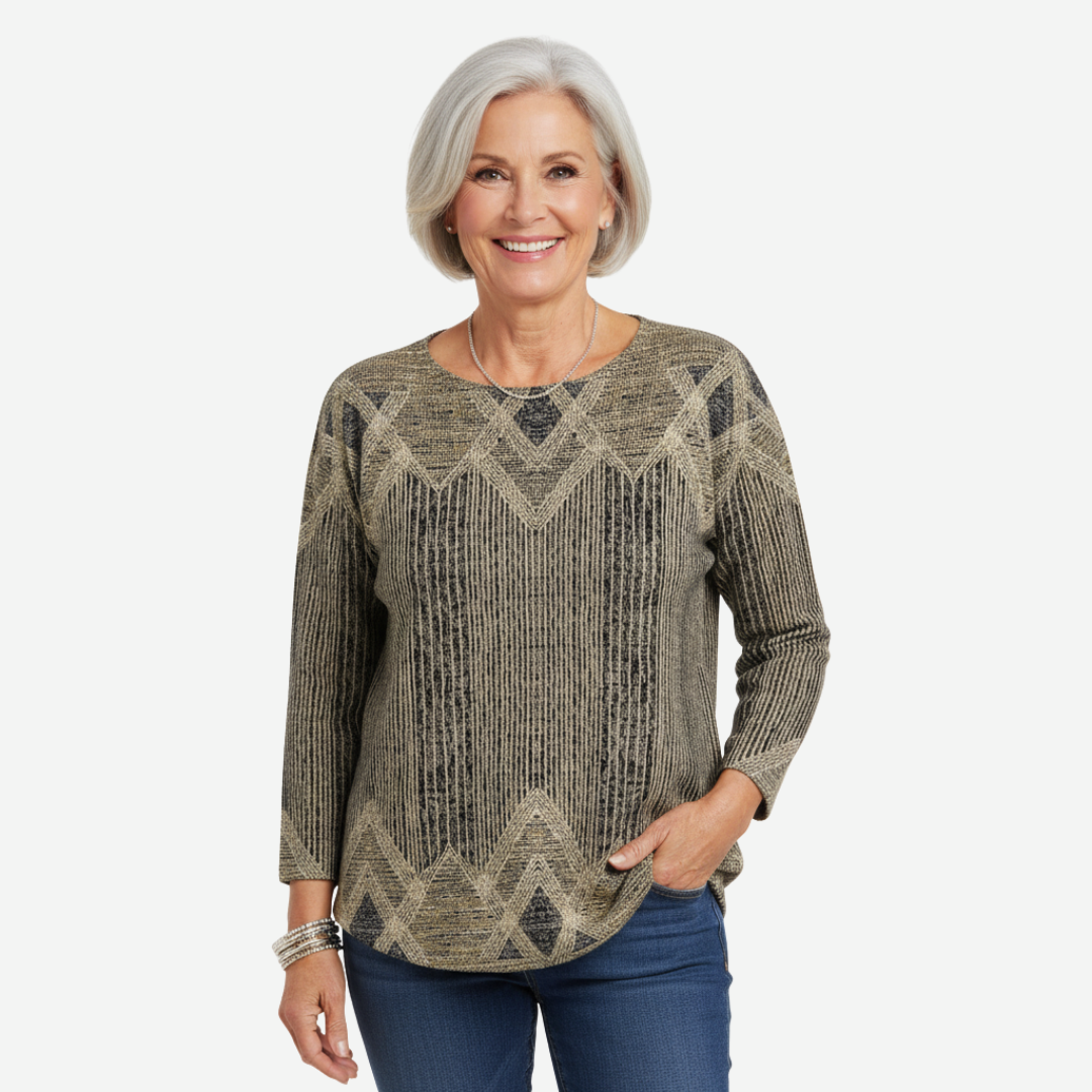 Blythe | Artful Geometric Top
