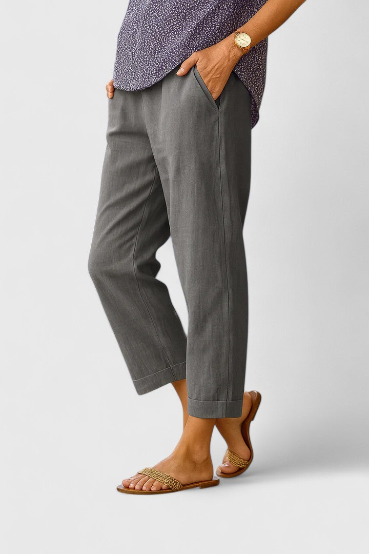 Nadia | Relaxed Cropped Trousers