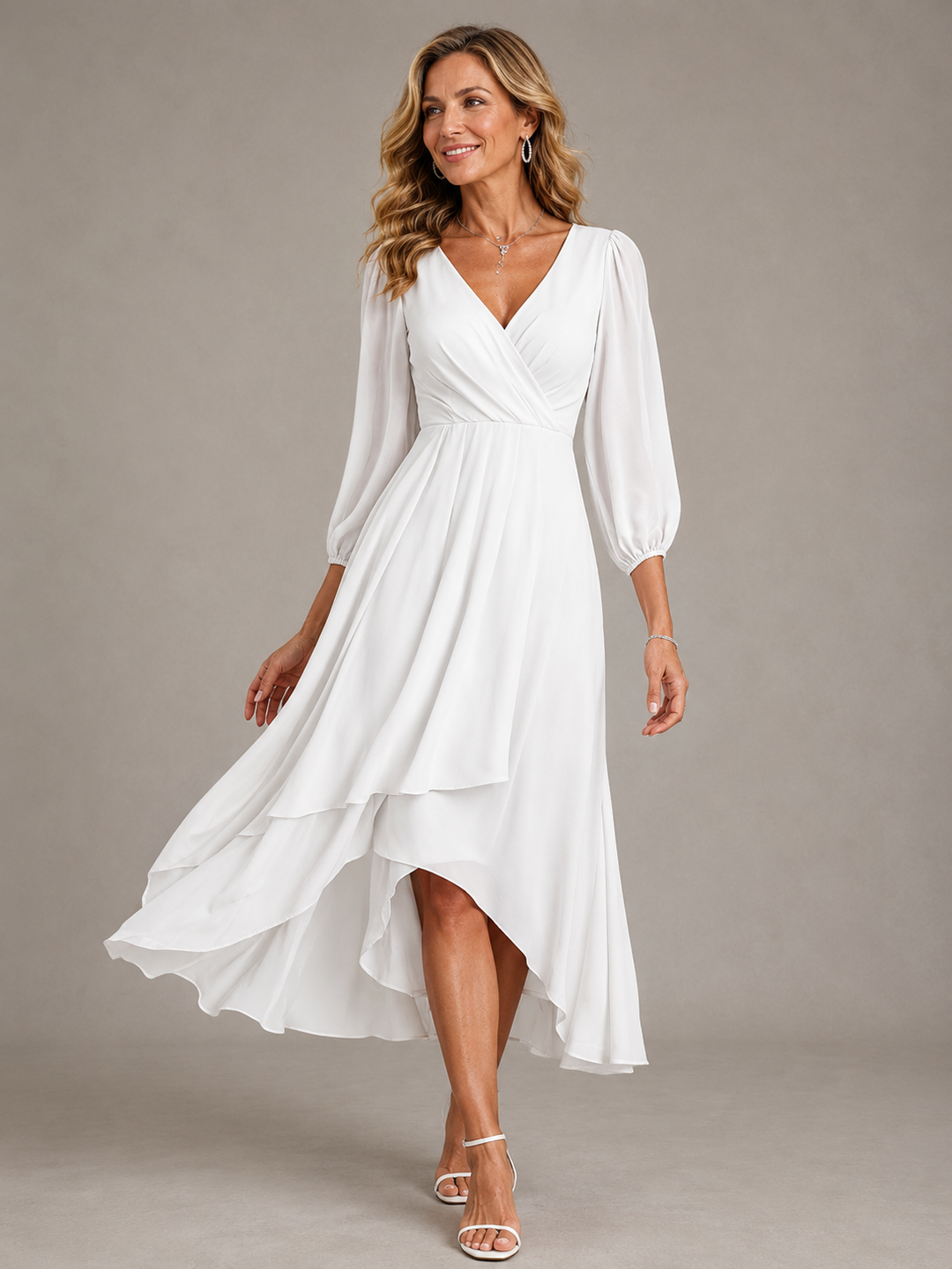 Vera | Flowing V-Neck Maxi Dress