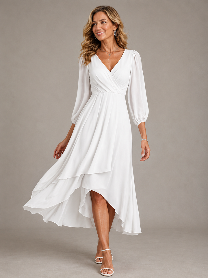 Vera | Flowing V-Neck Maxi Dress