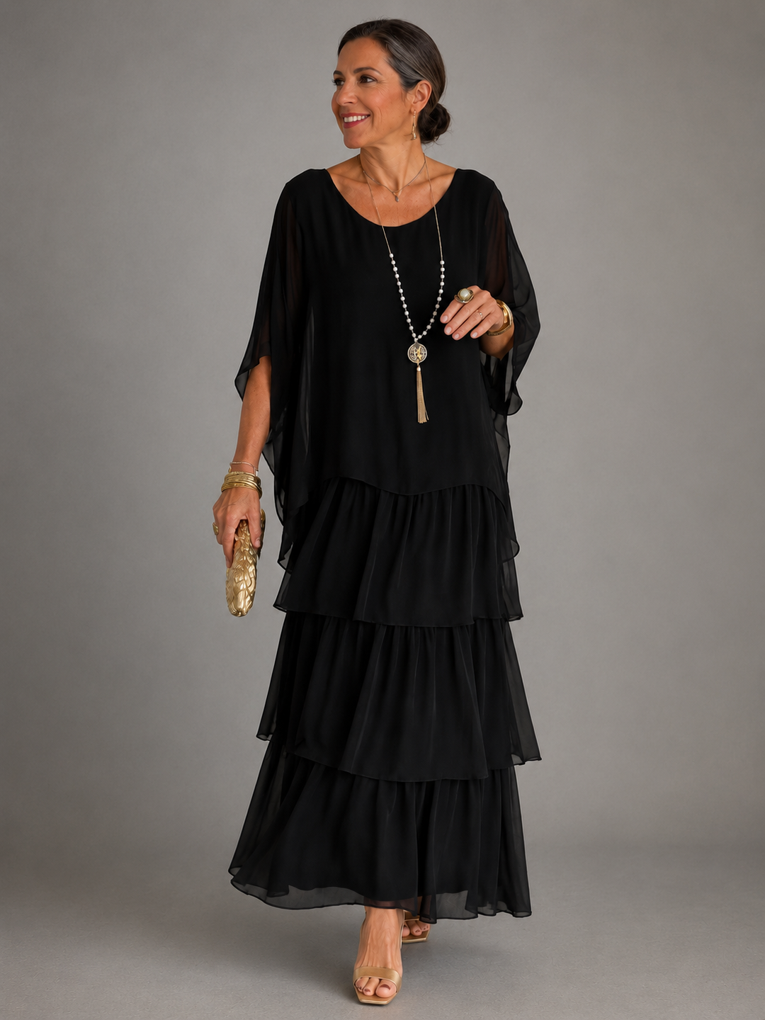 Marlene | Graceful Tiered Maxi Dress