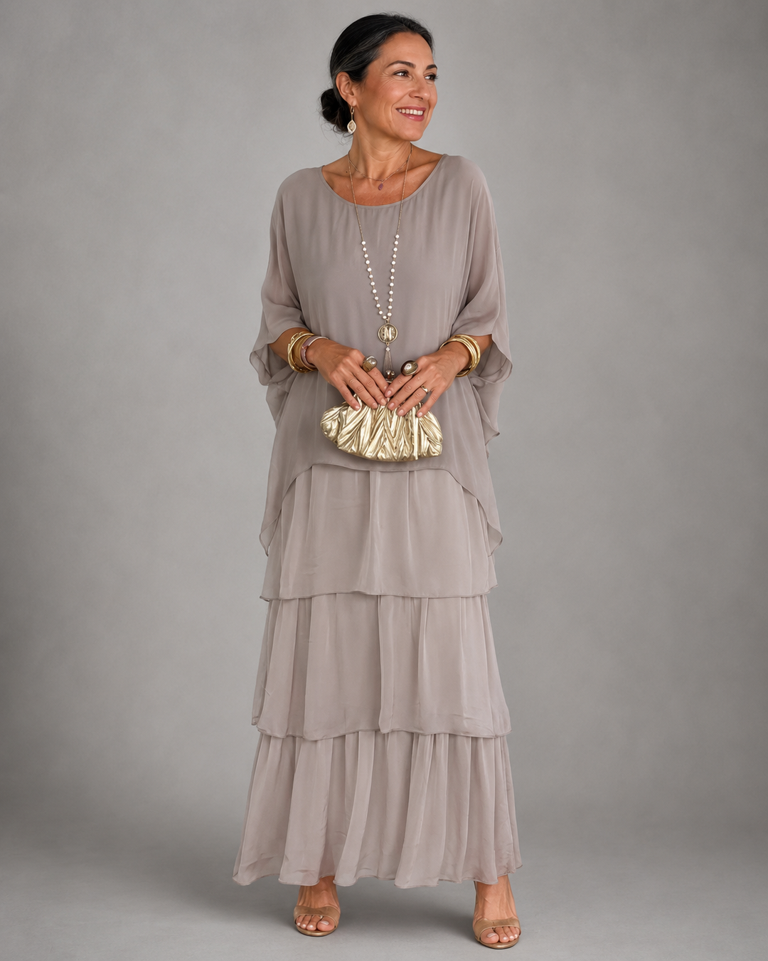 Marlene | Graceful Tiered Maxi Dress