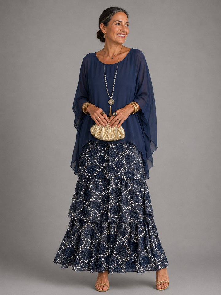 Marlene | Graceful Tiered Maxi Dress