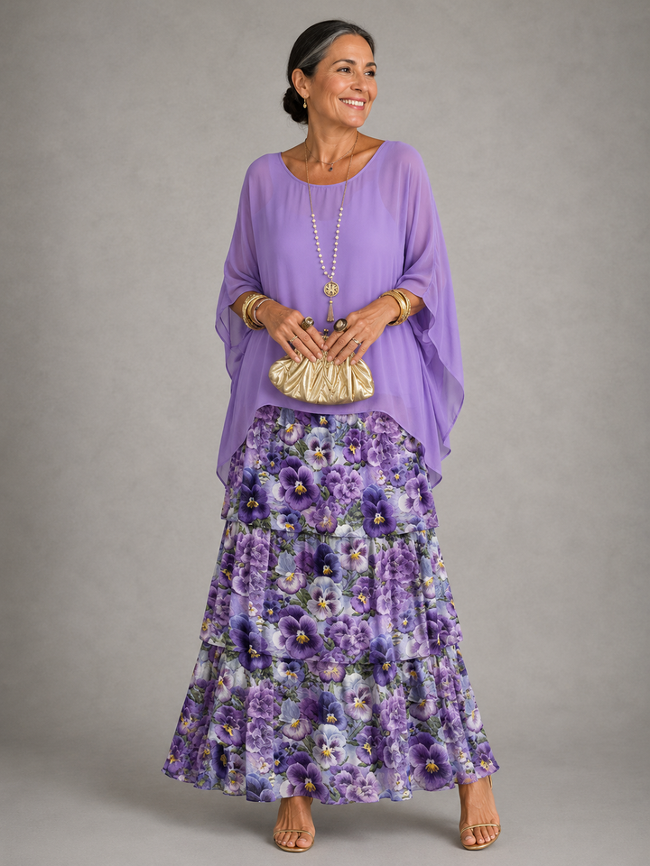 Marlene | Graceful Tiered Maxi Dress