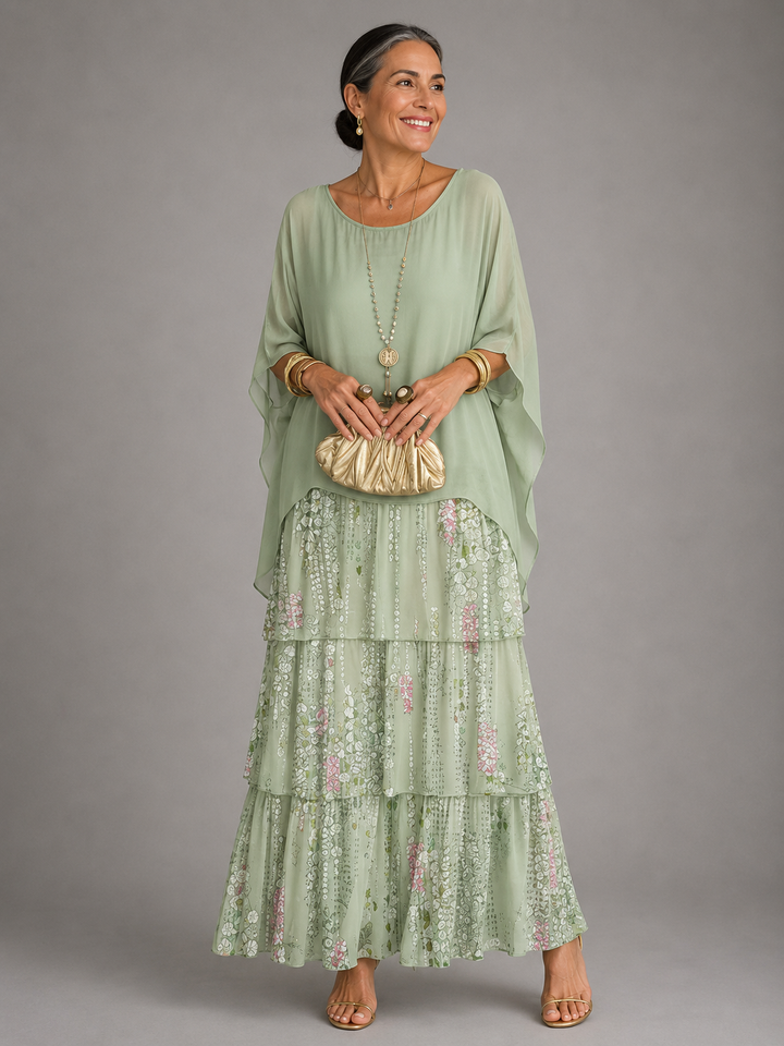 Marlene | Graceful Tiered Maxi Dress