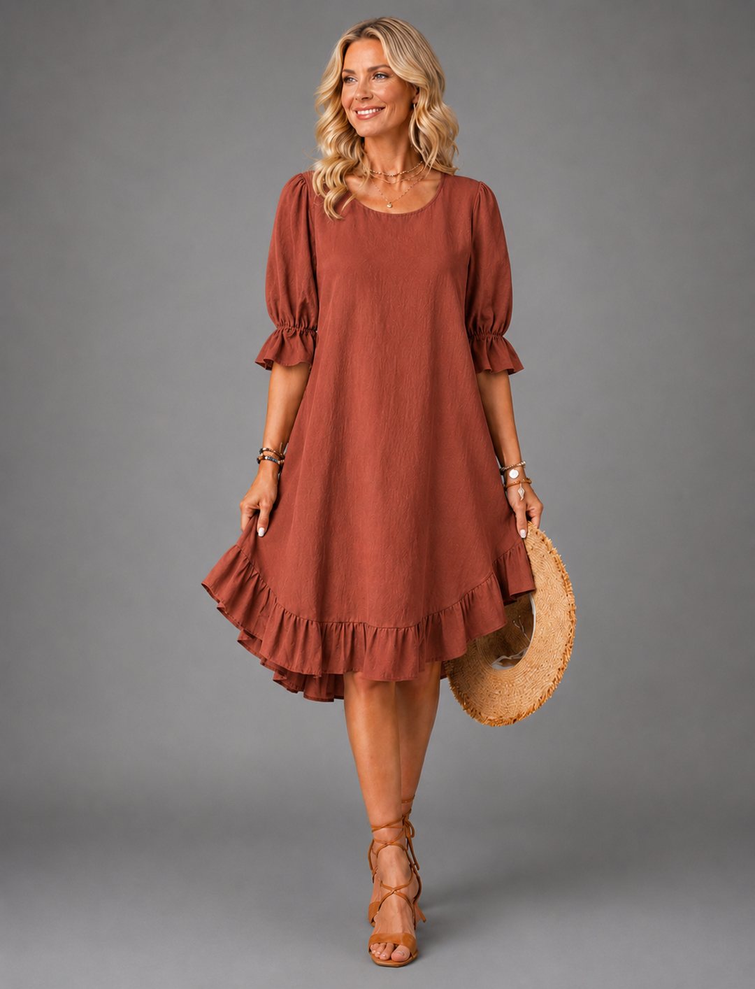 Willow | Relaxed Ruffle-Hem Dress