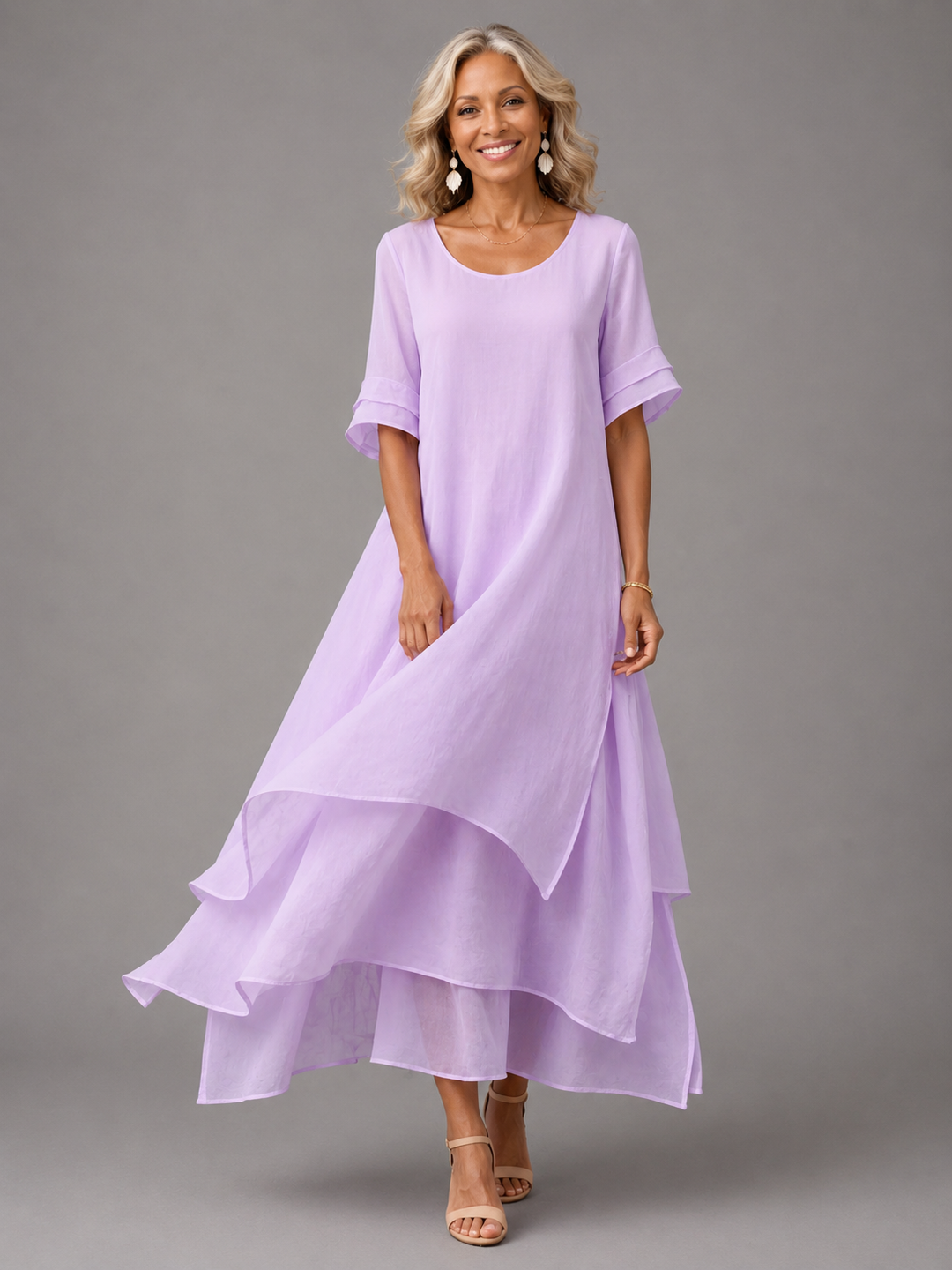 Ottoline | Tiered Flowing Maxi Dress