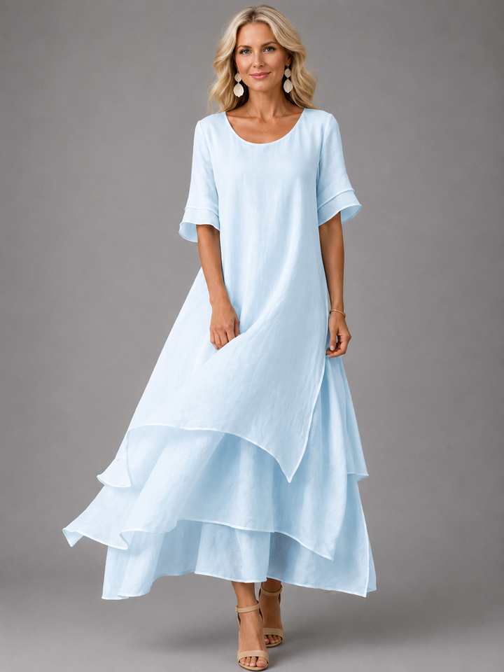 Ottoline | Tiered Flowing Maxi Dress