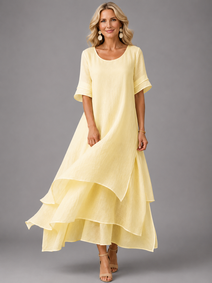 Ottoline | Tiered Flowing Maxi Dress
