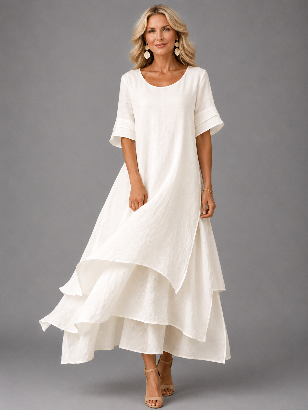 Ottoline | Tiered Flowing Maxi Dress