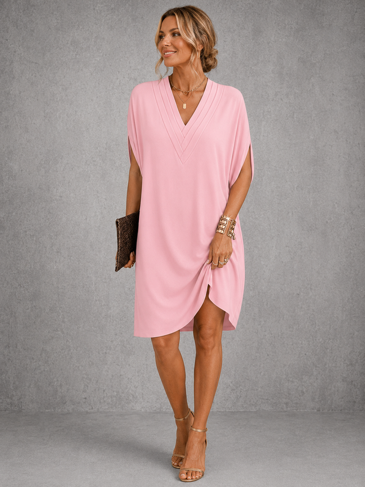 Waverly | Draped V-Neck Dress