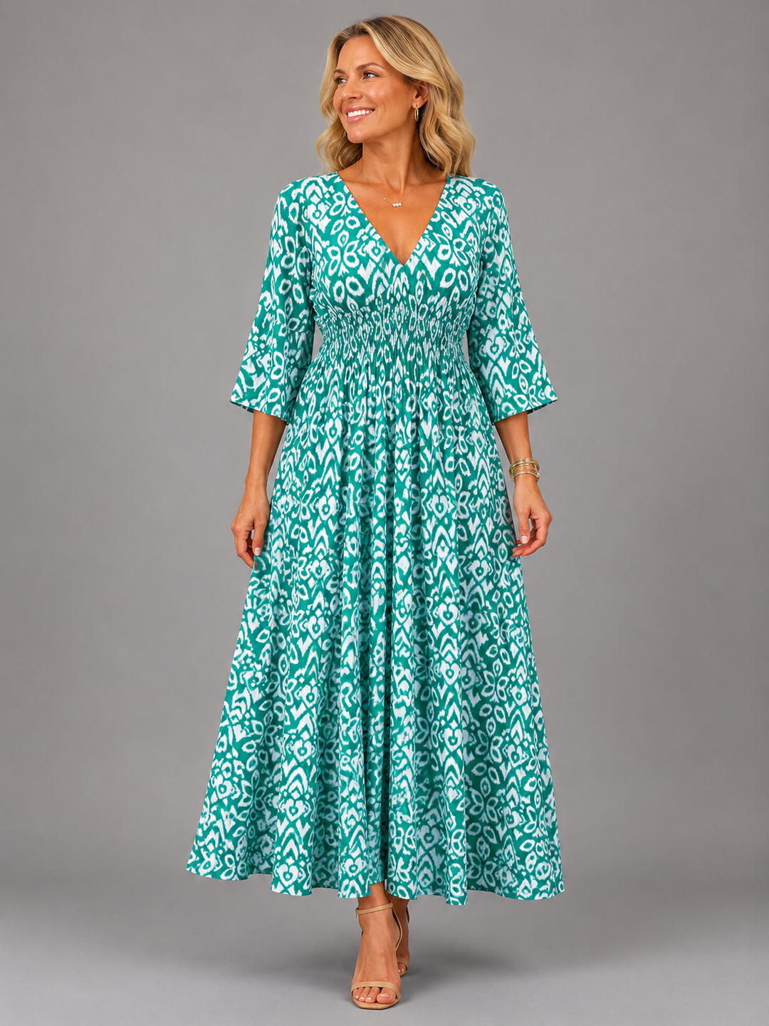 Esme | Bohemian Flowing Midi Dress