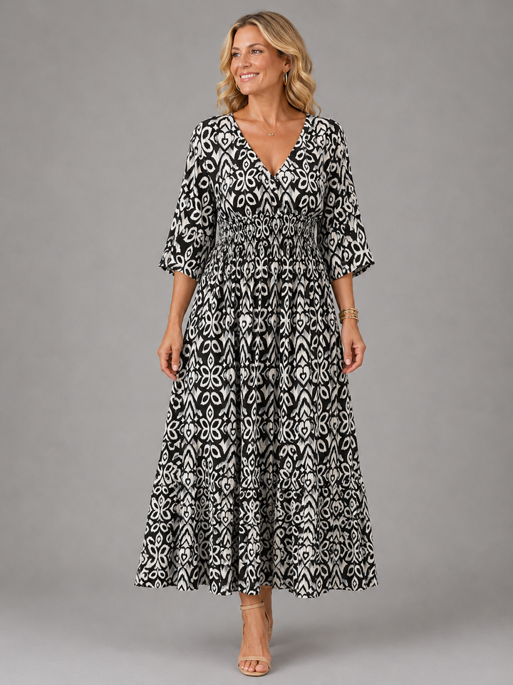 Esme | Bohemian Flowing Midi Dress