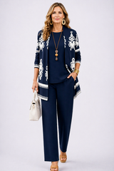 Marleigh | Elegant Patterned Three-Piece Set