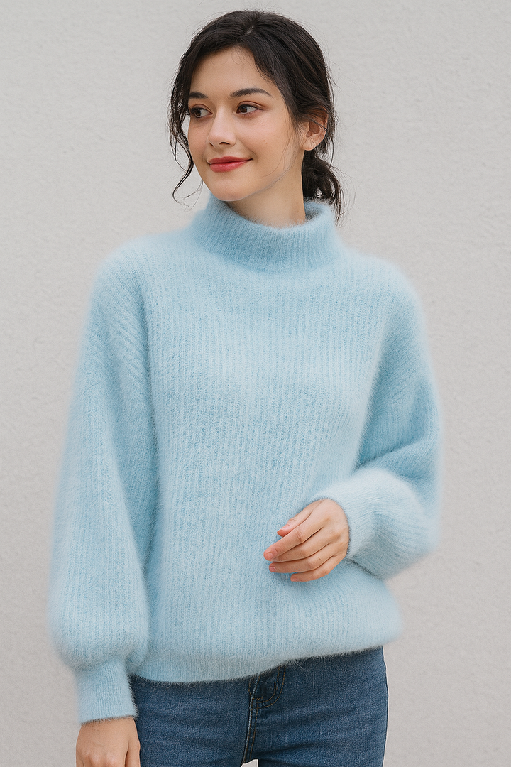 Elsa | Relaxed Mock-Neck Sweater