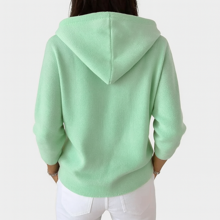 Selina | Hooded Button-Front Cardigan