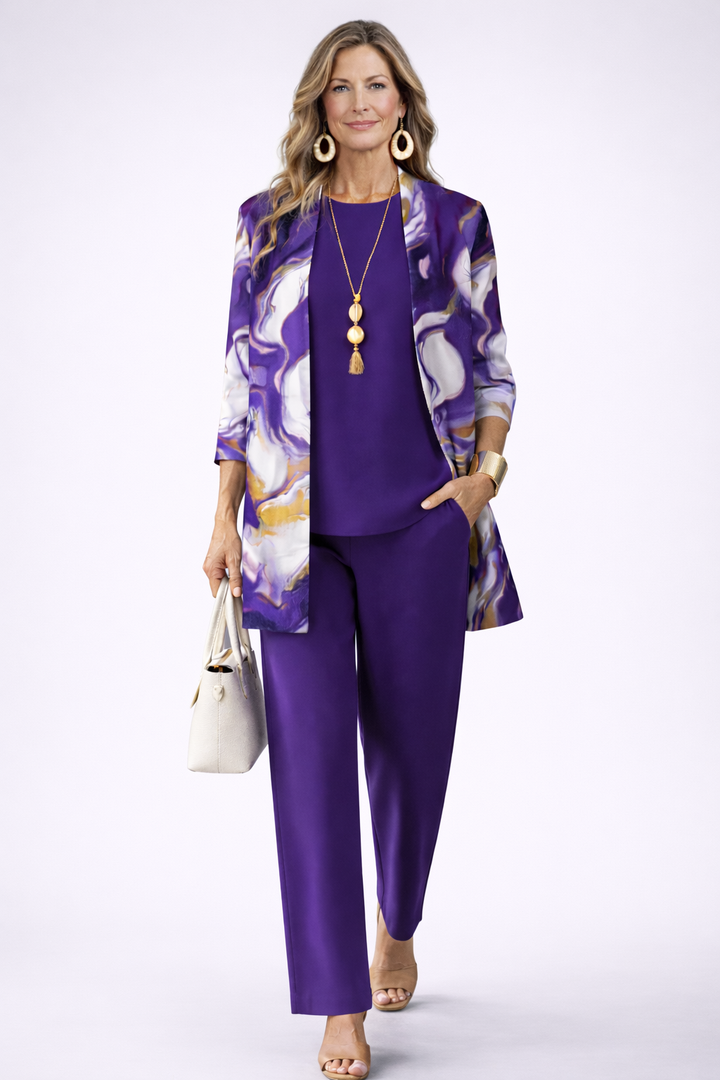 Astrid | Artful Swirl Three-Piece Set