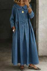 Josie | Peter Pan Collar Maxi Dress
