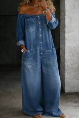 Freya | Off-Shoulder Wide-Leg Jumpsuit