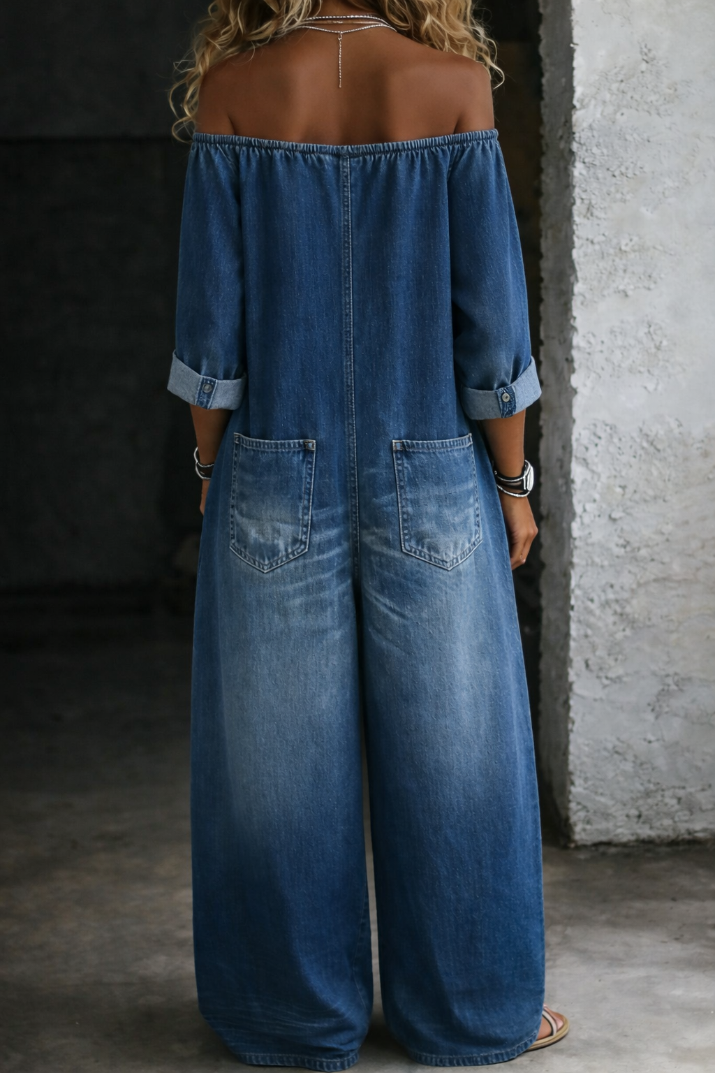 Freya | Off-Shoulder Wide-Leg Jumpsuit