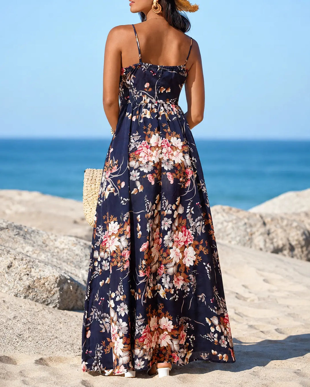 Ramona | Botanical Print Maxi Dress