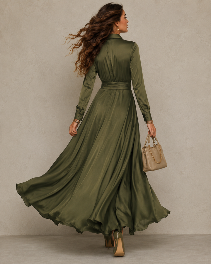 Isolde | Wrap-Front Maxi Dress