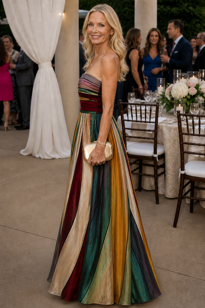 Delaney | Effortless Strapless A-Line Gown