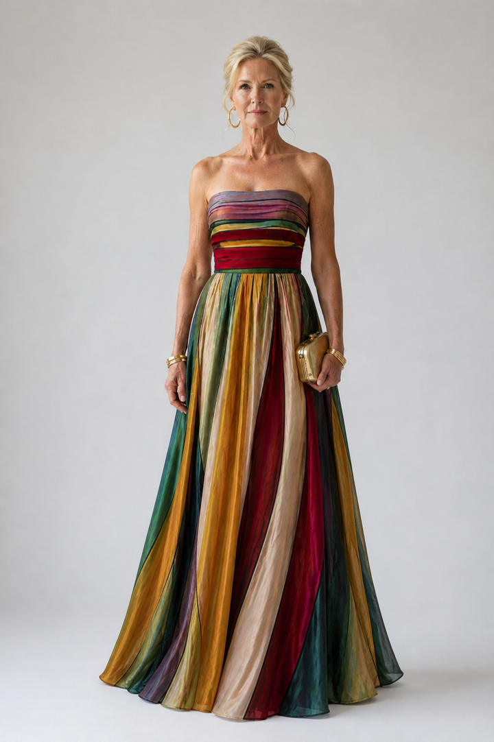 Delaney | Effortless Strapless A-Line Gown