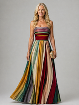 Delaney | Effortless Strapless A-Line Gown