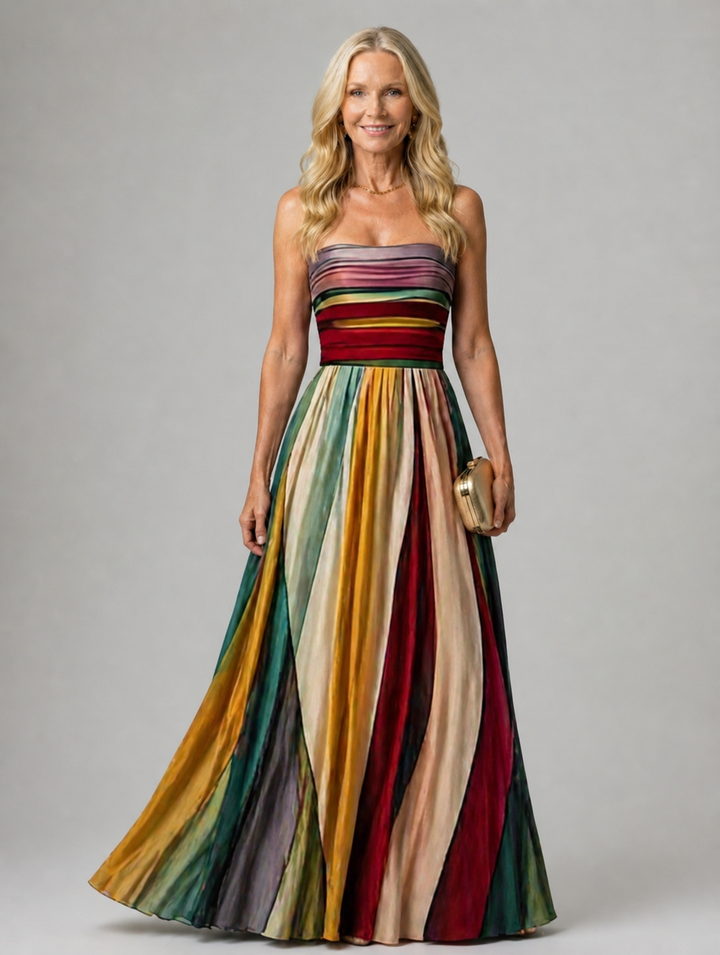 Delaney | Effortless Strapless A-Line Gown