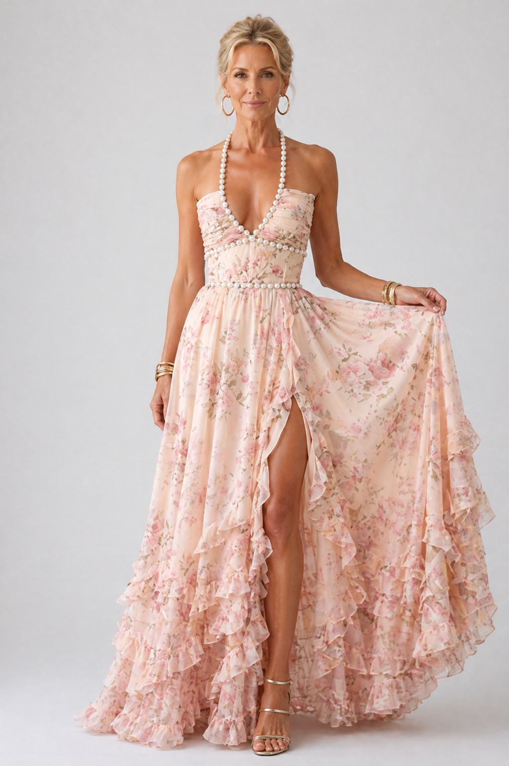 Cora | Romantic Tiered Maxi Dress
