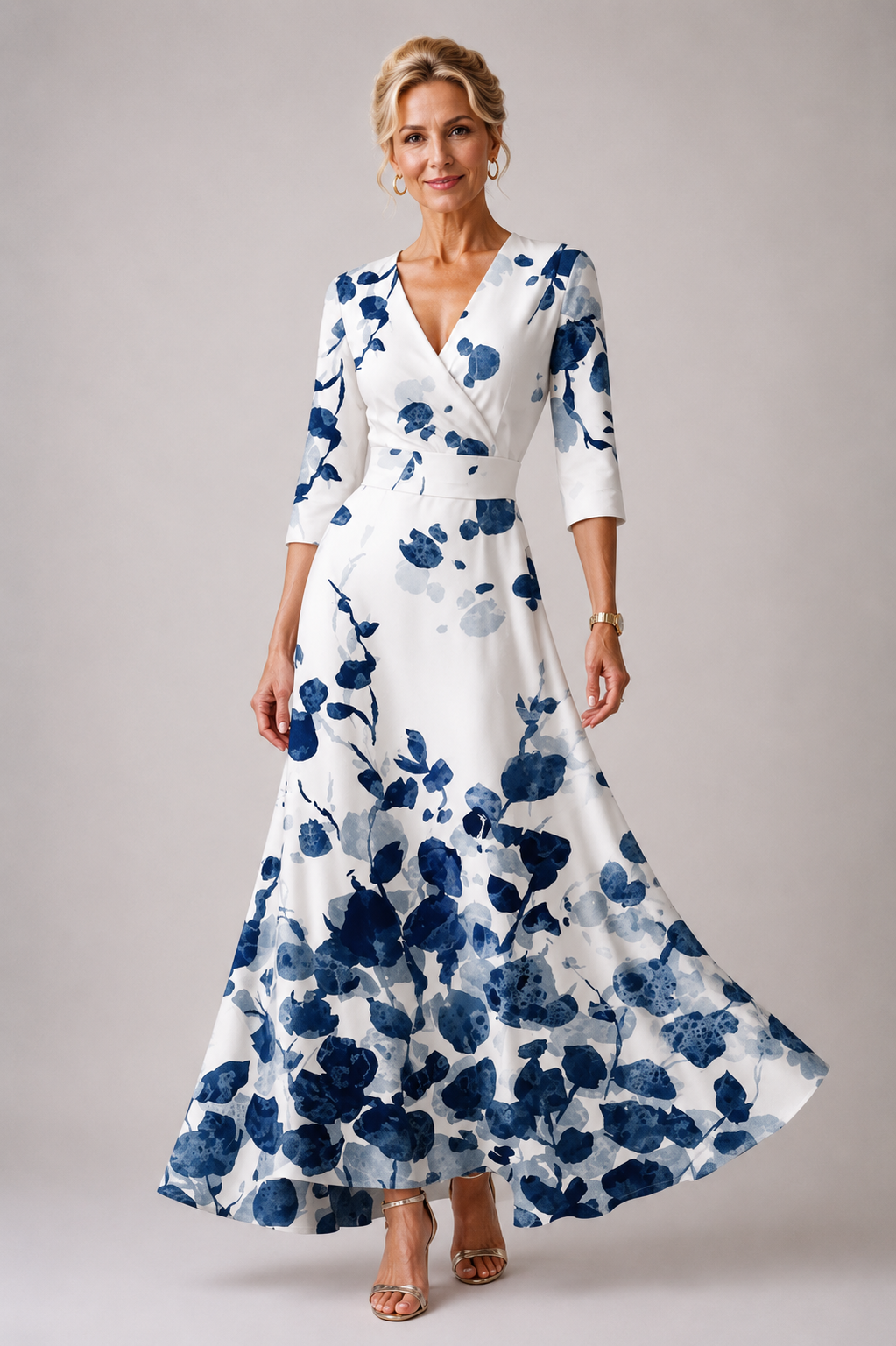 Bridget | Elegant Floral Maxi Dress