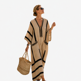Caroline | Flowing Bordered Kaftan